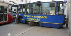 wypadek tramwaju w Katowicach