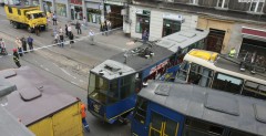 wypadek tramwaju w Katowicach