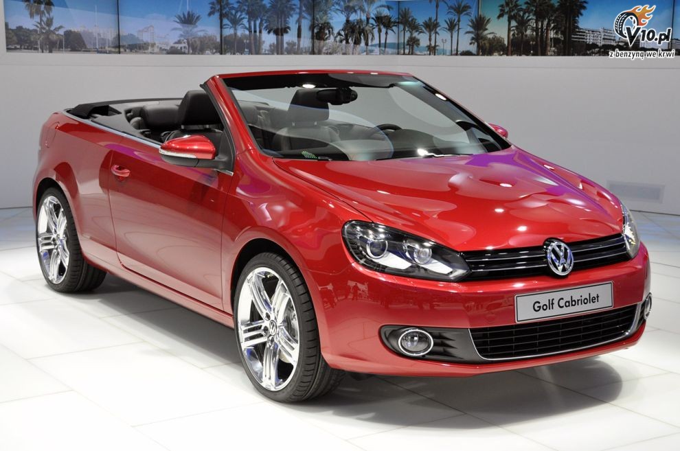 Volkswagen Golf Cabrio na targach w Genewie