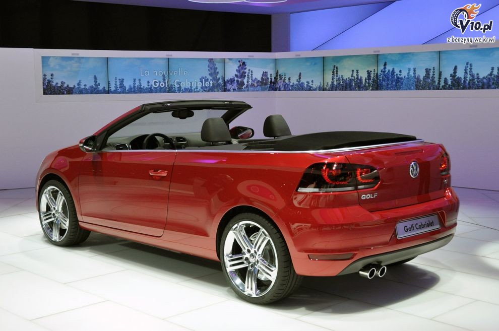 Volkswagen Golf Cabrio na targach w Genewie