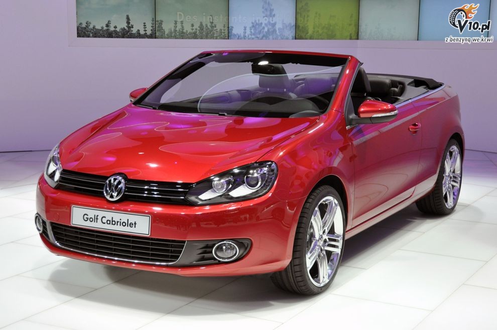 Volkswagen Golf Cabrio na targach w Genewie
