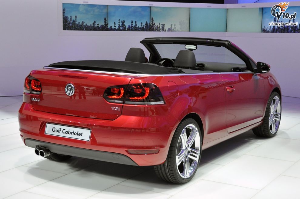 Volkswagen Golf Cabrio na targach w Genewie