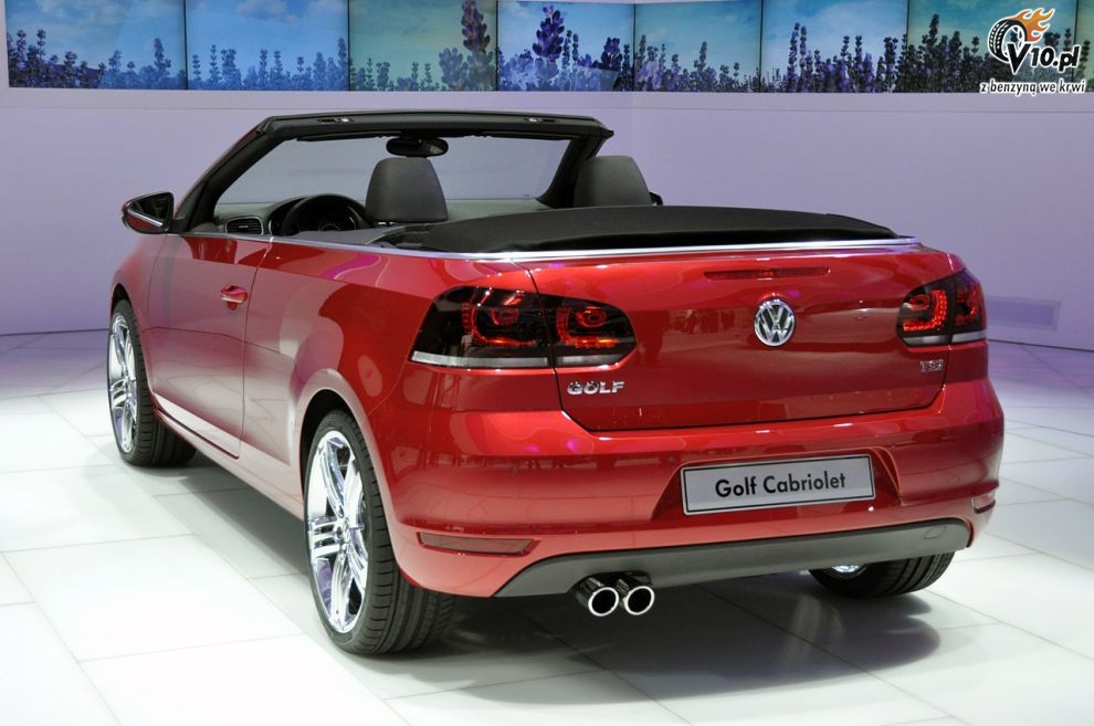 Volkswagen Golf Cabrio na targach w Genewie