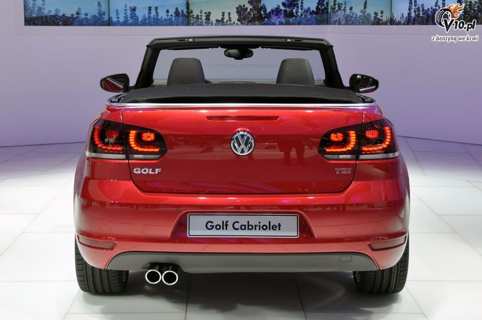 Volkswagen Golf Cabrio na targach w Genewie