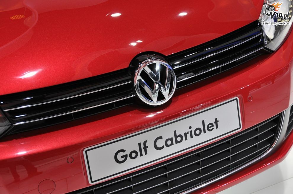 Volkswagen Golf Cabrio na targach w Genewie