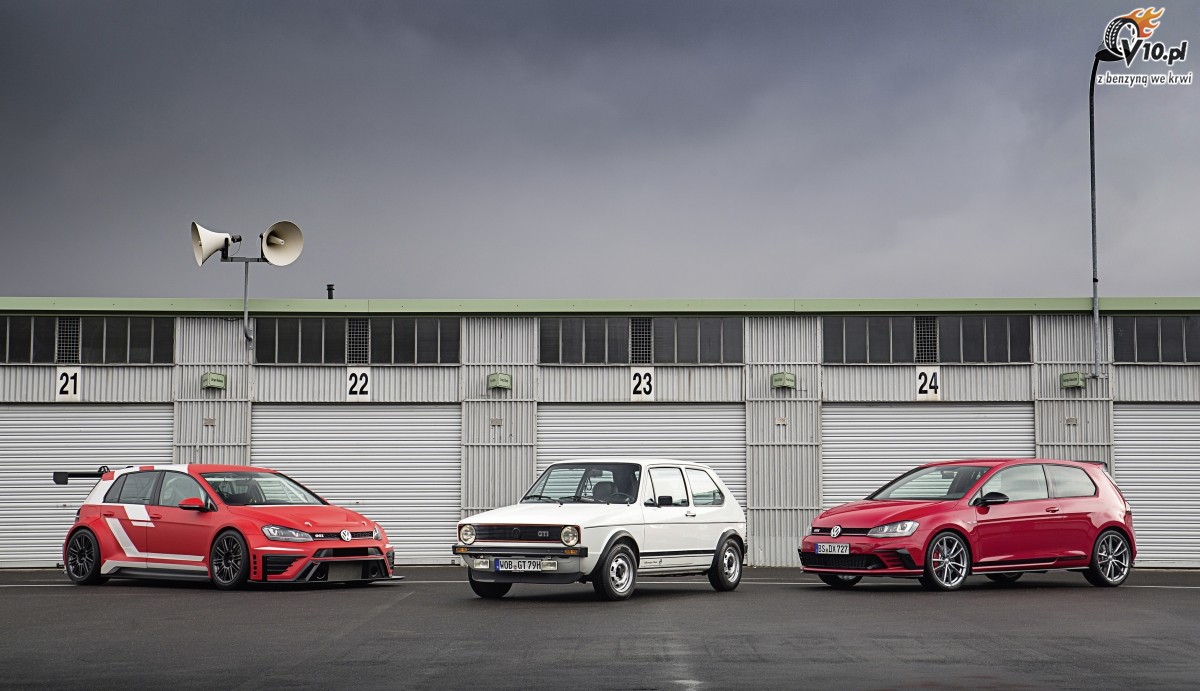 Volkswagen Golf GTI wituje 40-lecie w Goodwood