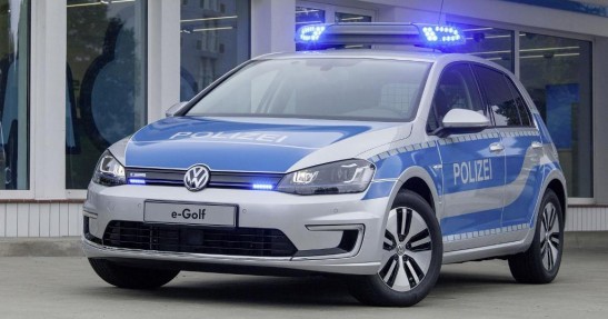 Volkswagen e-Golf Polizei