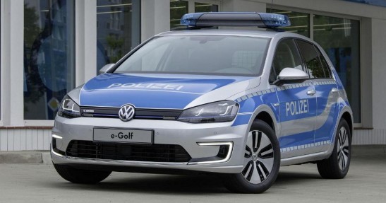 Volkswagen e-Golf Polizei