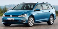 Volkswagen Golf VII Variant - wizualizacja