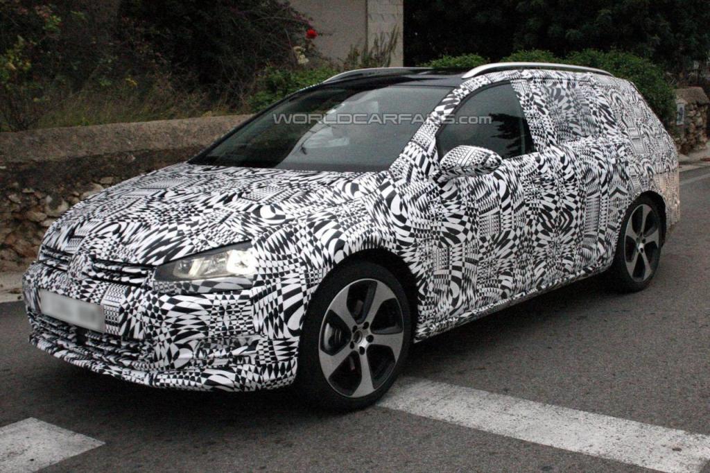 Volkswagen Golf VII Variant - zdjcia szpiegowskie
