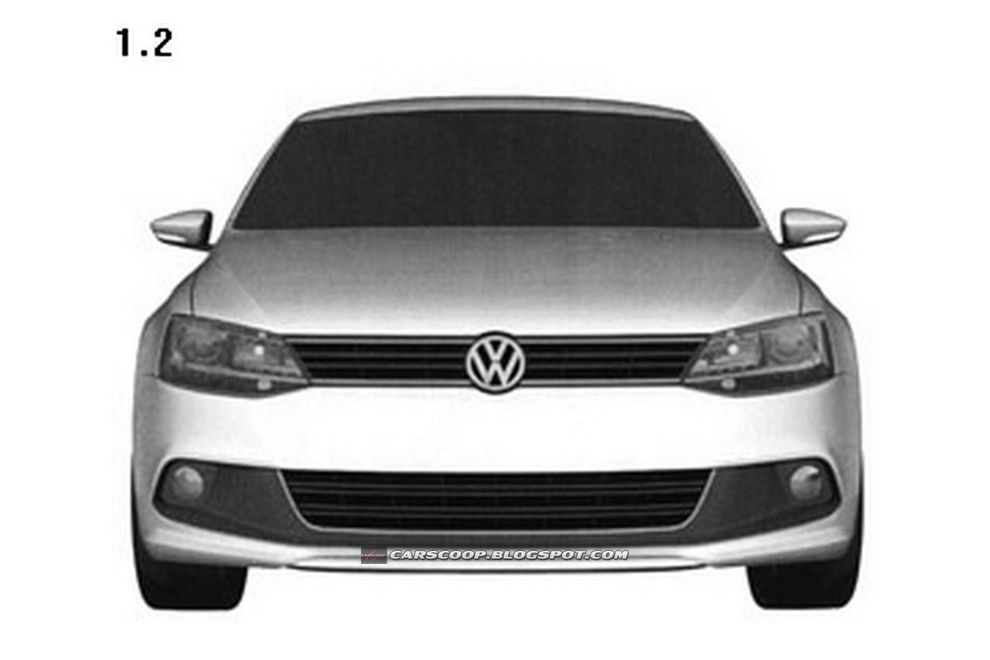 Nowy Volkswagen Jetta Coupe - szkic patentowy