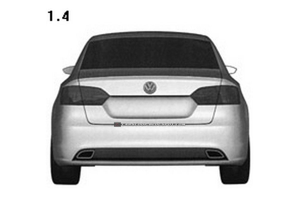 Nowy Volkswagen Jetta Coupe - szkic patentowy