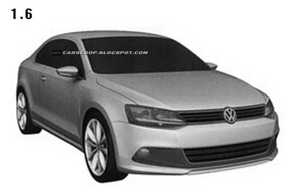 Nowy Volkswagen Jetta Coupe - szkic patentowy