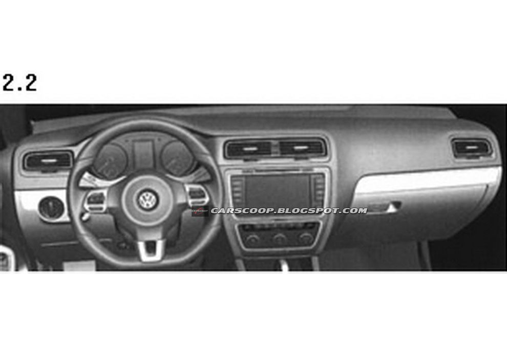 Nowy Volkswagen Jetta Coupe - szkic patentowy