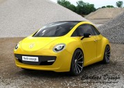 Nowy Volkswagen New Beetle II - wizualizacja