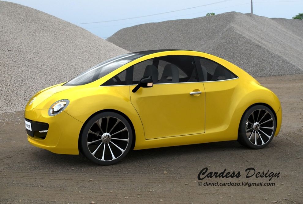 Nowy Volkswagen New Beetle II - wizualizacja