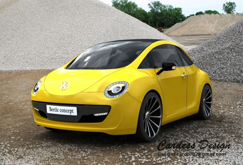 Nowy Volkswagen New Beetle II - wizualizacja