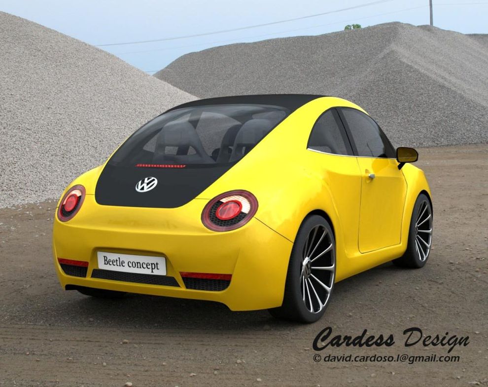 Nowy Volkswagen New Beetle II - wizualizacja