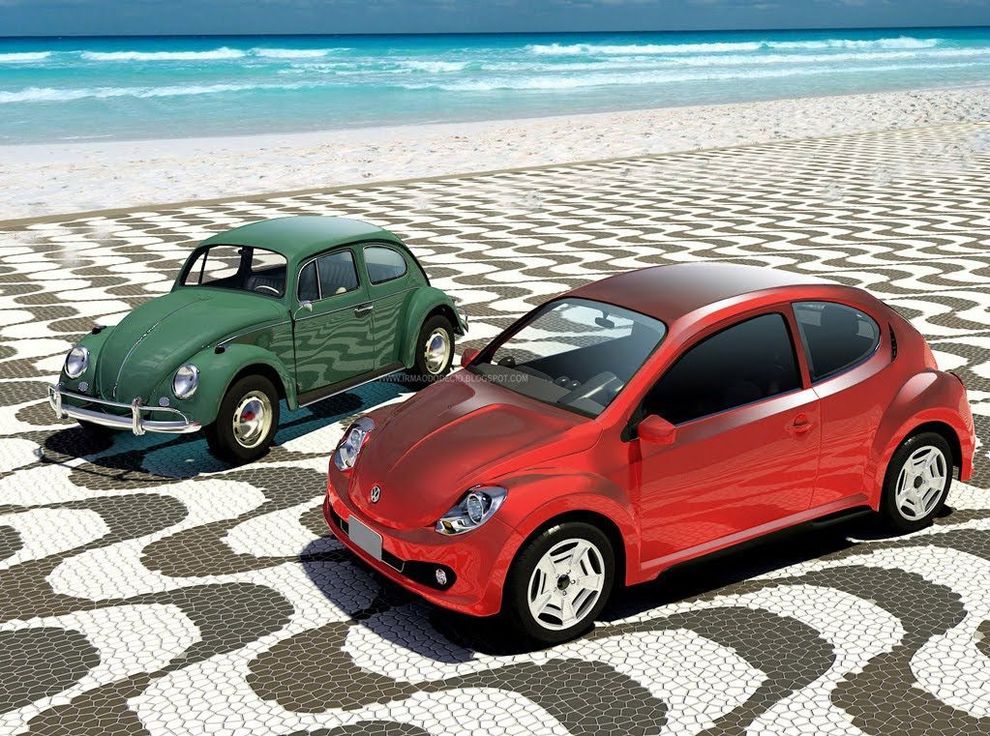 Nowy Volkswagen New Beetle II - wizualizacja