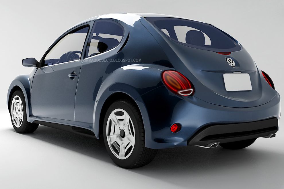 Nowy Volkswagen New Beetle II - wizualizacja