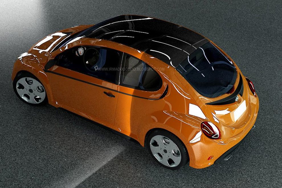 Nowy Volkswagen New Beetle II - wizualizacja