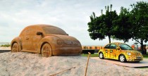 Volkswagen New Beetle z piasku