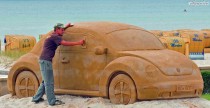 Volkswagen New Beetle z piasku