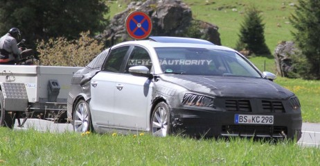 Nowy Volkswagen Passat 2012 - zdjcie szpiegowskie