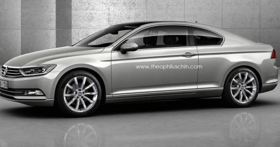 Volkswagen Passat Coupe - wizualizacja