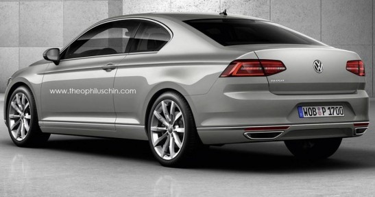 Volkswagen Passat Coupe - wizualizacja