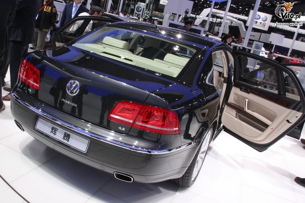 Nowy Volkswagen Phaeton po face liftingu - Beijing Auto Show 2010