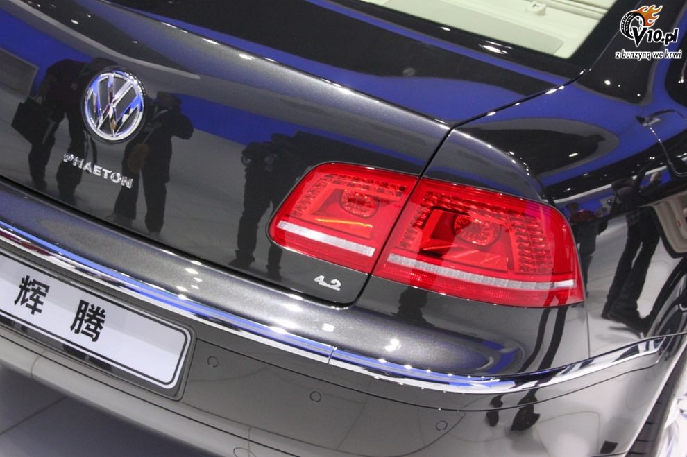 Nowy Volkswagen Phaeton po face liftingu - Beijing Auto Show 2010