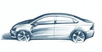 Nowy Volkswagen Polo sedan - szkic