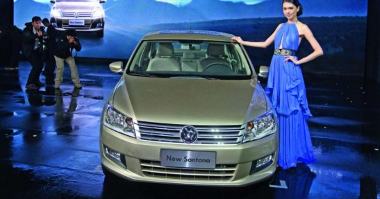 Volkswagen Santana - jedno z aut dostępnych w Chinach
