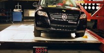 VW Tiguan w czasie testw Euro NCAP