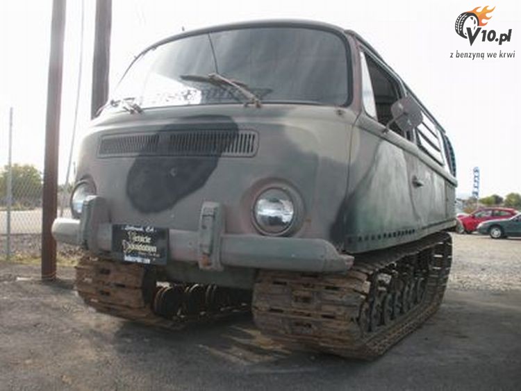 Volkswagen Transporter na gsienicach