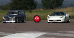 Volvo Amazon vs Ferrari 458 Italia