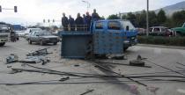Volvo S40 - wypadek w Chinach
