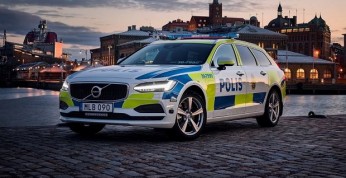 Volvo V90 w służbie szwedzkiej policji