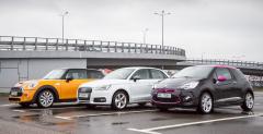 porwnanie Mini Cooper S vs Audi A1 vs Citroen DS3