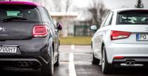 porwnanie Mini Cooper S vs Audi A1 vs Citroen DS3