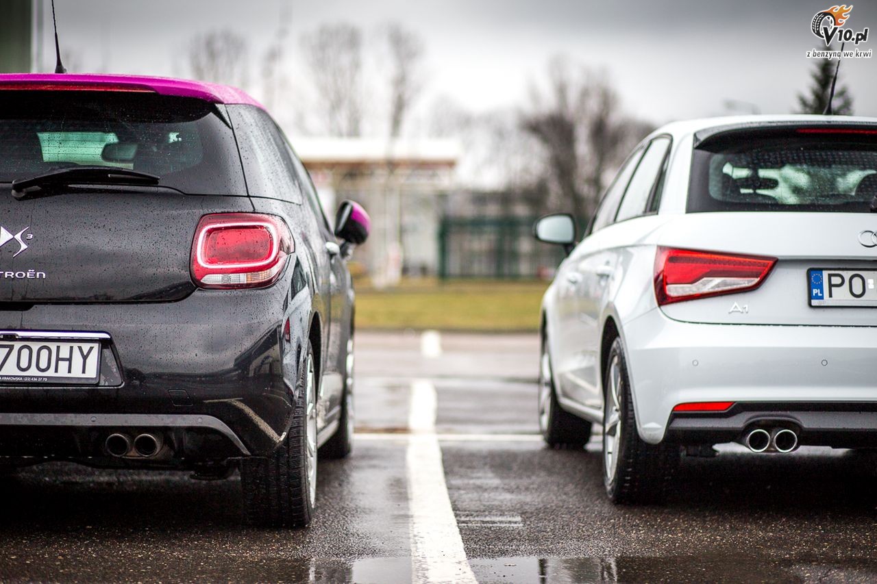 porwnanie Mini Cooper S vs Audi A1 vs Citroen DS3
