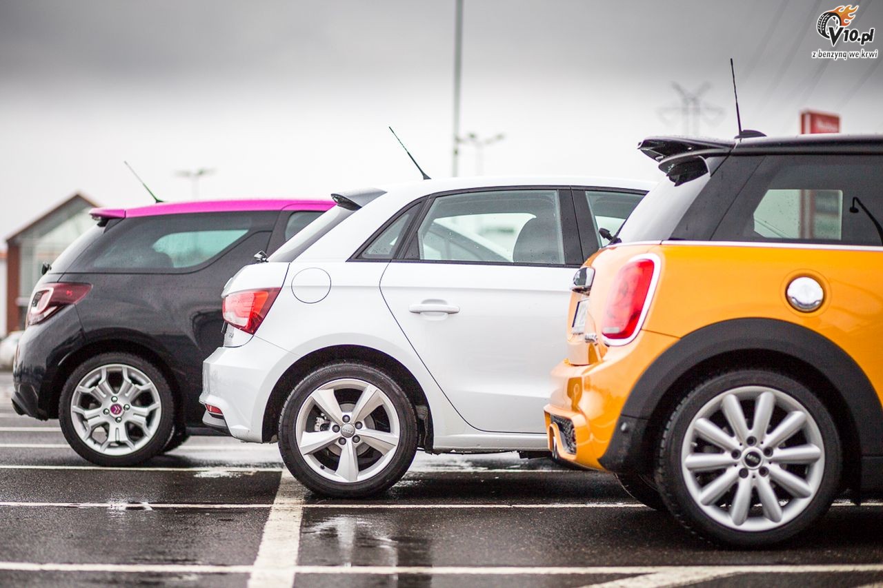 porwnanie Mini Cooper S vs Audi A1 vs Citroen DS3