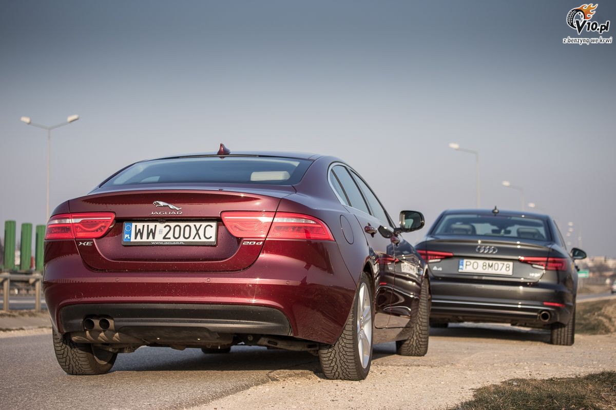Jaguar XE vs Audi A4 - porwnanie