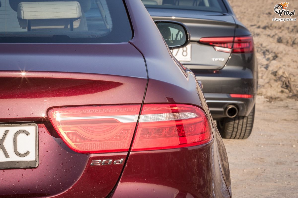 Jaguar XE vs Audi A4 - porwnanie
