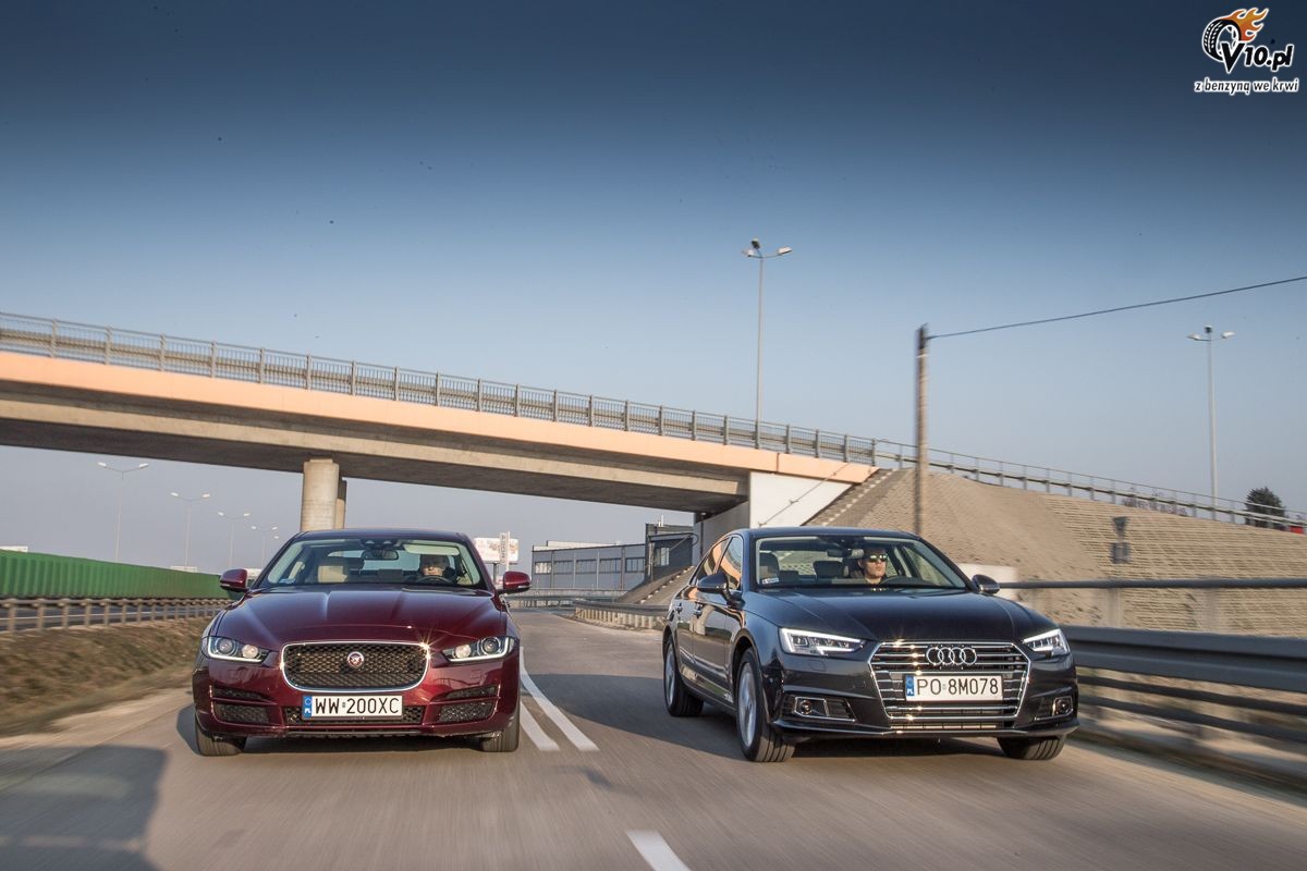 Jaguar XE vs Audi A4 - porwnanie