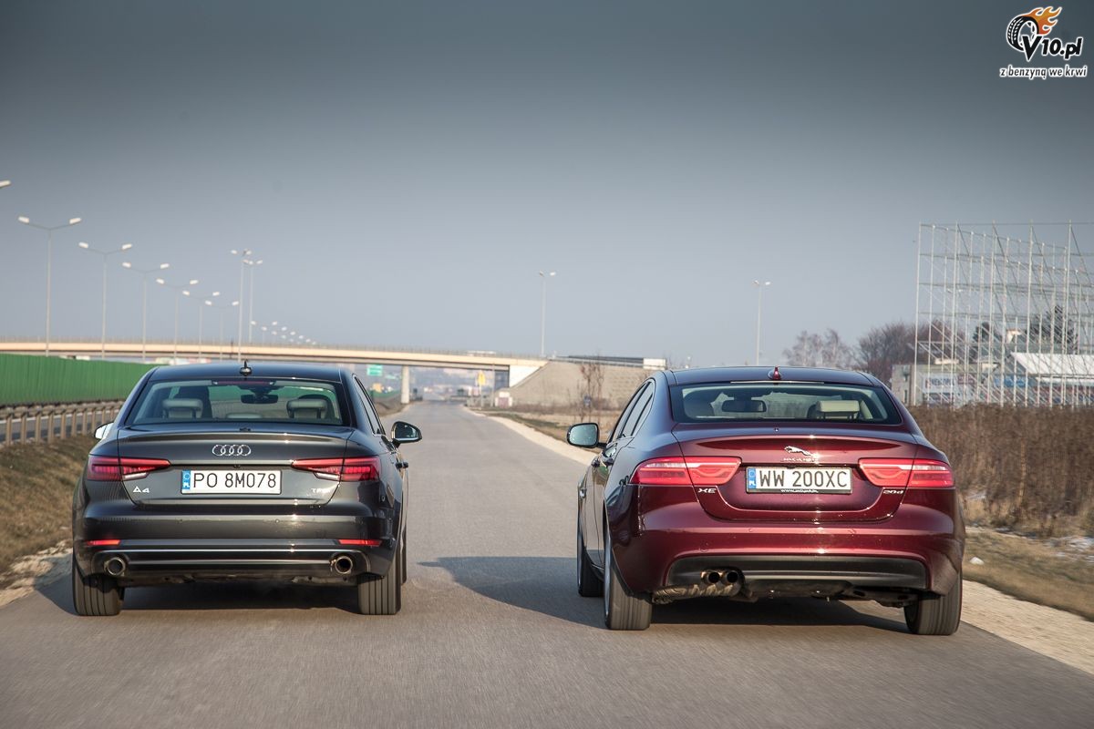Jaguar XE vs Audi A4 - porwnanie