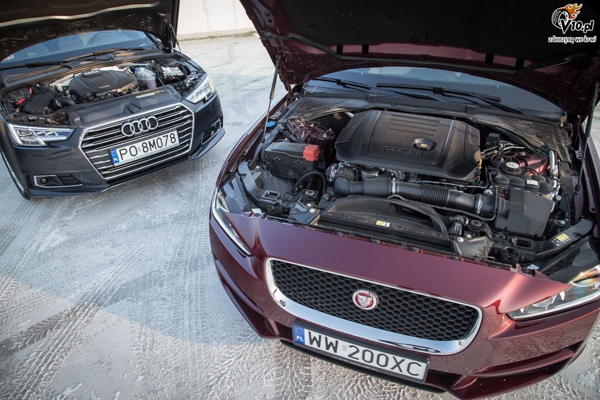 Jaguar XE vs Audi A4 - porwnanie