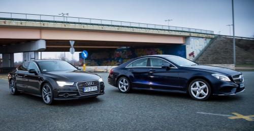 Audi A7 Sportback 3.0 TDI vs Mercedes-Benz CLS 350 CDI - porównanie