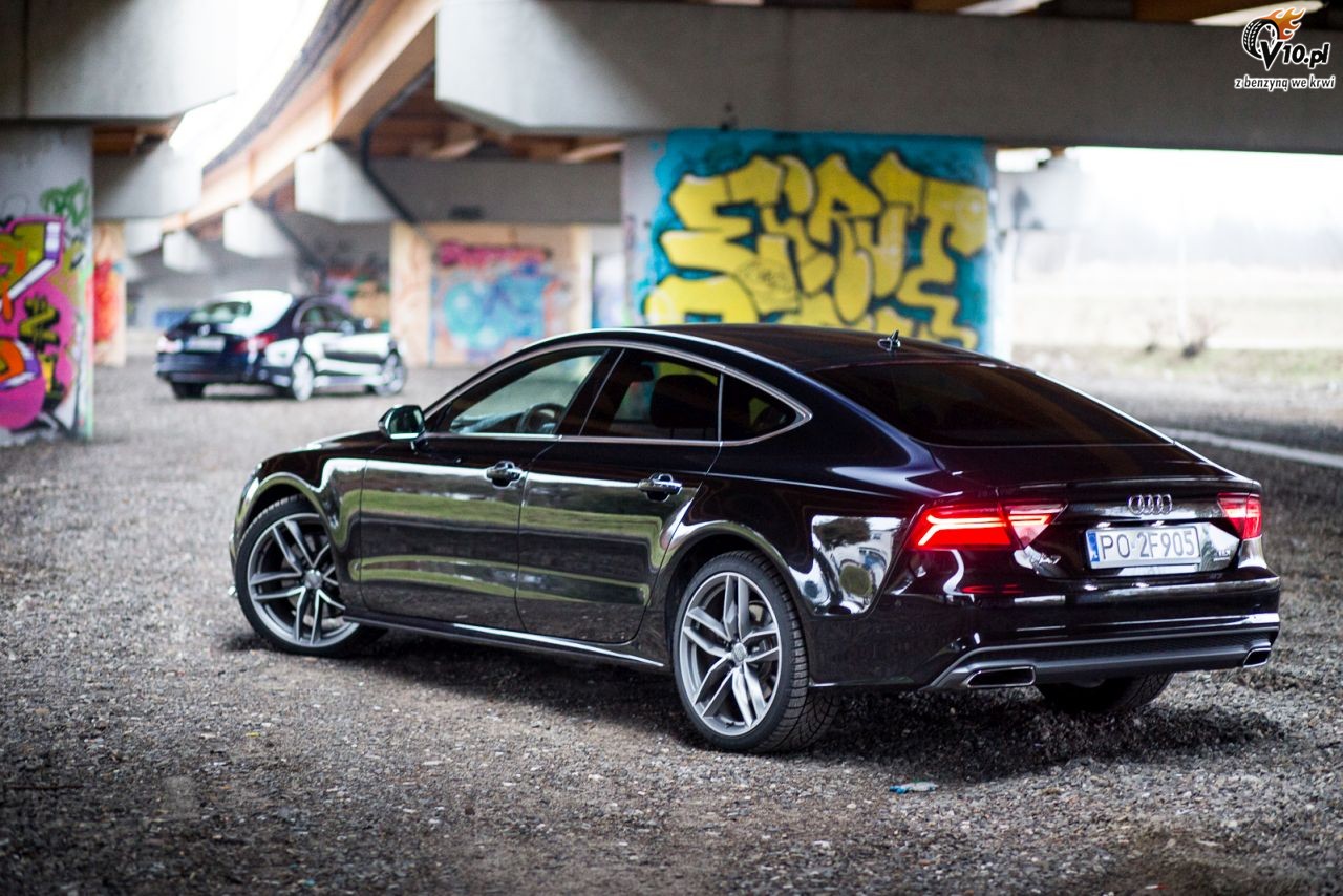 Audi A7 Sportback 3.0 TDI vs Mercedes-Benz CLS 350 CDI - porwnanie